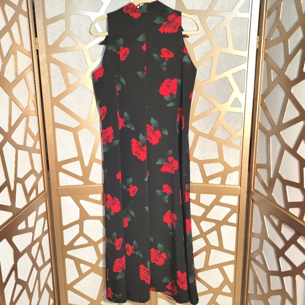 VINTAGE SSADA Rose Sleeveless Dress - Picture 9 of 12